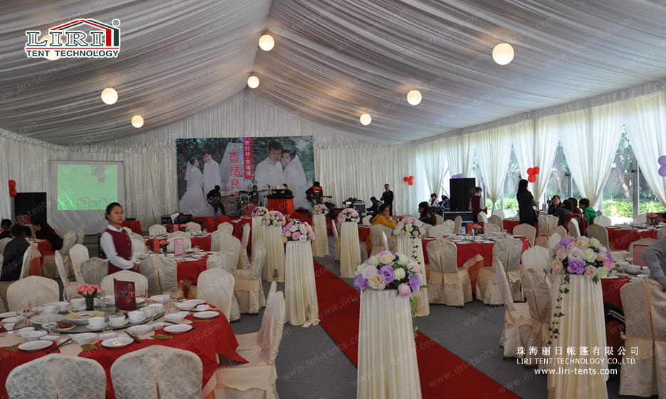 temporary wedding tent