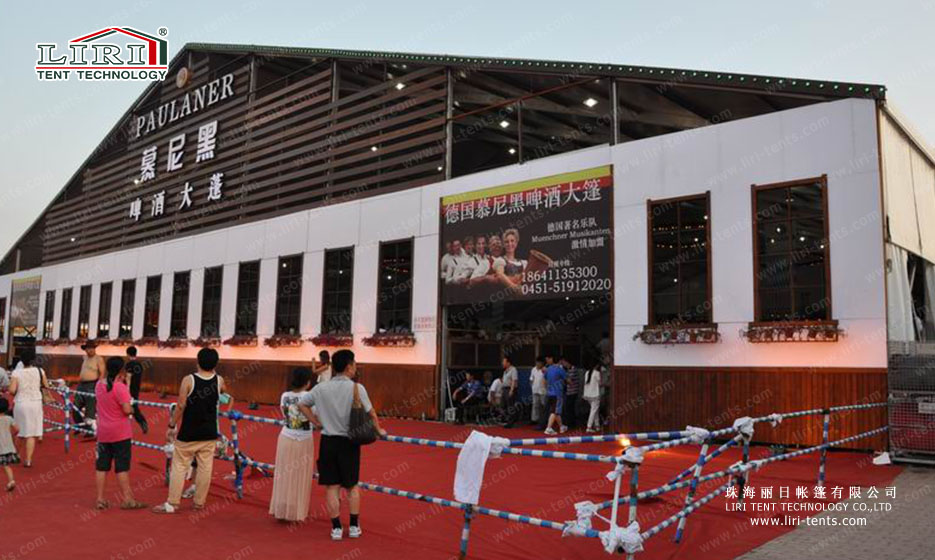 Custom event tent for Munich beer
