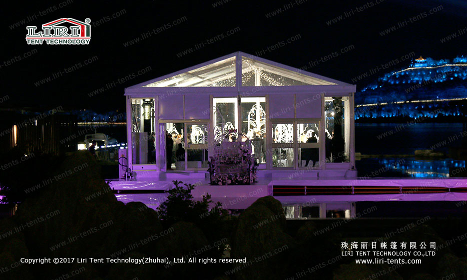 outdoor clear wedding tent structure